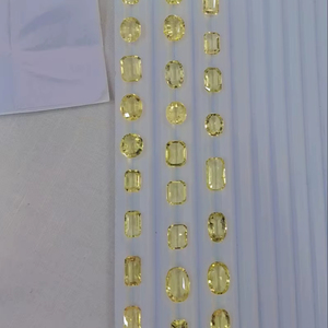 พลอยอะความารีนสีเหลืองสวยงาม ทรงเหลี่ยม สำหรับทำเครื่องประดับ ขายส่งจำนวนมาก - Product Image 1