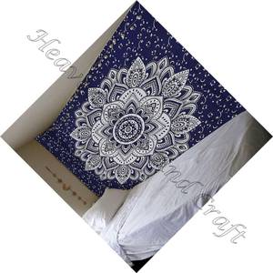 Tapisserie Mandala tenture murale indien tapisserie Tapis jeté tenture murale Boho pour la décoration de la maison - Product Image 2