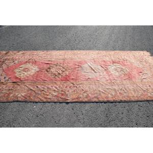 พรมปูพื้นขนาดใหญ่สไตล์ตุรกีสีเบจสีแดงคลาสสิกขนาด4.8x12.6ฟุตลาเท็กซ์ขนยาว10มม. ออกแบบห้องโถงสำหรับห้อง - Product Image 3