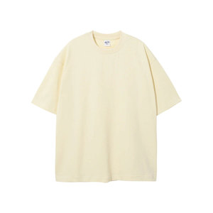 Camiseta de Algodón Lavado para Hombre, Camisetas Vintage de Color Sólido, Camiseta Informal Harajuku Retro de Manga Corta, Camiseta Básica Holgada con Cuello Redondo - Product Image 5