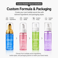 Sérum Visage Hydratant et Raffermissant au Peptide de Cuivre GHK-Cu Effet Bulle, Soin de la Peau Repulpant, Marque Privée OEM ODM