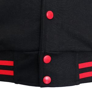 Chaqueta Universitaria Unisex Personalizada, Talla Grande, Estilo Urbano, Cuello Alto, Logotipo Frontal, Mangas de Algodón OEM, Material de Lana 2026 - Product Image 3