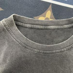 2025 100 empresa de fabricación de algodón para hombres, ropa personalizada, camisetas de lavado ácido para hombres, camiseta de lavado ácido de gota de algodón pesado de 280gsm - Product Image 4