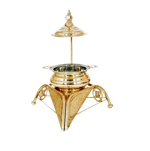 Casserole Pots De Service Serveur De Nourriture Équipement De Service De Restauration Plats Réchaud Électrique Avec Couvercle Utilisation De La Fête De Mariage Royal - Product Image 3