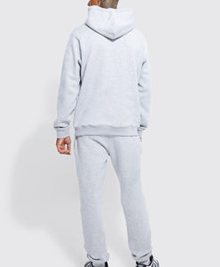 Vente en gros Ensembles unisexes de survêtements personnalisés Ensemble 2 pièces de sport de jogging en polaire lourde Pantalon de survêtement à capuche Survêtement surdimensionné pour hommes - Product Image 2