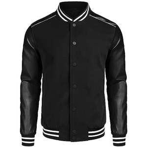 Meilleure vente veste universitaire professionnelle Unique respirant de haute qualité laine tissu Patchwork motif personnalisé noir Design - Product Image 2