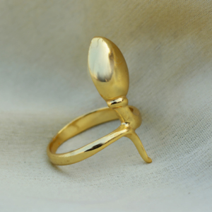 Minimalist Bud <b>Rings</b> 18k Gold Plated Brass <b>Rings</b> <b>Dainty</b> Wholesale <b>Rings</b> for women - Product Image 4
