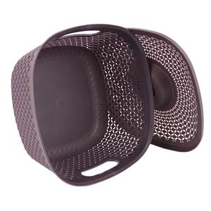 <b>Plastic</b> <b>Basket</b> With Cover - Purple - Product Image 4