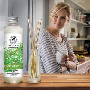 Aromatika Natural Pine Needle Aroma <b>Diffuser</b> Refill Liquid 200ml Long Lasting <b>Room</b> Fragrance Reed <b>Diffuser</b> Oil - Product Image 6