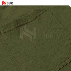 Pantalones cortos de gimnasio informales más vendidos 100% algodón sólido medio secado rápido nueva llegada con logotipo personalizado último diseño a bajo precio - Product Image 5