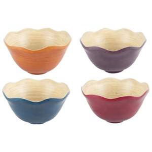 ชามไม้ไผ่แบบหมุนเป็นมิตรต่อสิ่งแวดล้อมสำหรับใช้ในร้านอาหารและห้องครัวรูปทรงไม่เหมือนใคร - Product Image 5