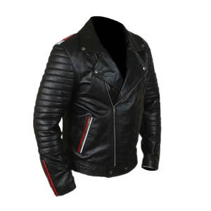 Chaqueta de cuero original para hombre de buena calidad al por mayor, chaqueta básica bonita popular de diseño único para hombre - Product Image 4