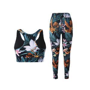 Nuevo Conjunto de Yoga para Mujer 2026, con Logotipo Personalizado, Ligero, Impermeable, Cintura Elástica, Transpirable, de Secado Rápido, 2 Piezas, Estampado Ecológico - Product Image 5