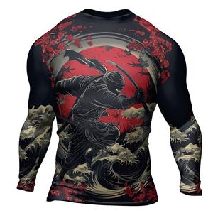 Camiseta de Manga Larga para Hombre de la Mejor Calidad, Sublimada, Antibacteriana, Transpirable, de Poliéster/Nailon, Elegante, para Todas las Temporadas - Product Image 2