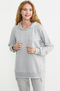 Conjunto de chándal informal ajustado de último estilo para mujer, ropa de mujer, conjuntos de dos piezas de talla adulta de invierno - Product Image 6