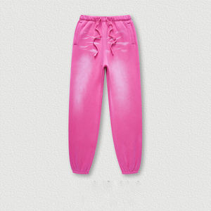 Conjuntos de chándal desgastados, chándales apilados Vintage personalizados, chándal de lavado ácido acampanado, pantalones de chándal y conjunto de Sudadera con capucha para hombres - Product Image 2