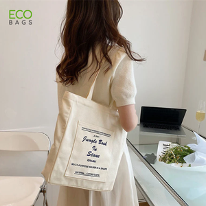 2023กระเป๋าผ้าใบแคนวาส100% คุณภาพสูงออกแบบได้ตามต้องการราคาโรงงานการ์ตูนขนาดกลาง - Product Image 5