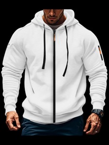 NOUVEAUX arrivages vestes à capuche zippées pour hommes sports de plein air sweats à capuche printemps automne hiver tenue masculine vêtements de sport vêtements amples - Product Image 5
