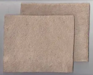 Precio de fábrica Fieltro de yute Biodegradable Microgreen Pad Grow Mat Tamaño personalizado Aguja Perforada Fieltro de yute Fabricación directa de fábrica