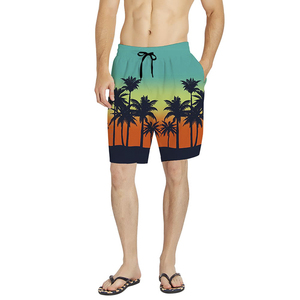 Nouveaux shorts en mesh imprimés par transfert thermique décontractés pour hommes |   Motif et logo personnalisés |   Taille élastique respirante - Product Image 3