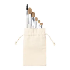 Set de Brochas de Maquillaje Ecológicas para Viaje, Prácticas para Aplicación en Movimiento - Product Image 1