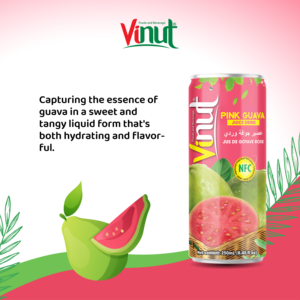 Zumo de guayaba con pulpa Bebida tropical VINUT NFC Fórmula de fábrica de bebidas tropicales para jugo de frutas y verduras Servicio ODM OEM - Product Image 4
