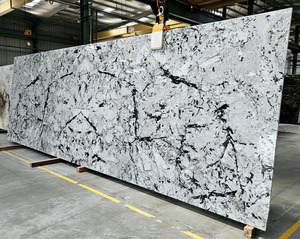 Losa de piedra Natural pulida blanca ártica india de lujo, respetuosa con el medio ambiente, duradera, más de 5 años de garantía, Panel de pared sándwich moderno para Cocina - Product Image 2