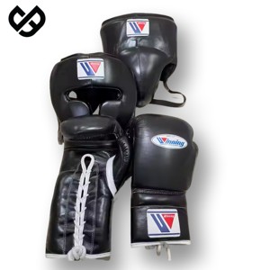Ensemble de gants de boxe gagnants en cuir véritable de n'importe quelle couleur Nom de taille - Product Image 2