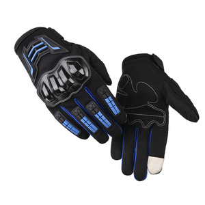 Guantes de Motociclismo de Carreras, Protección Completa para los Dedos, Antideslizantes, con Pantalla Táctil y Forro Cálido para Motociclistas - Product Image 1