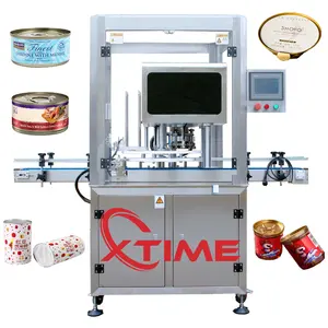 Guangzhou Food Canned Sealing Machines for Fish/Pet Food Canned Canning Machine
