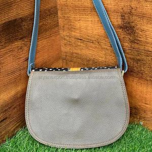 Nouveau sac à main en cuir recyclé élégant occidental sac à main multicolore véritable fait à la main femmes cheveux sur les sacs à bandoulière à imprimé Animal - Product Image 5