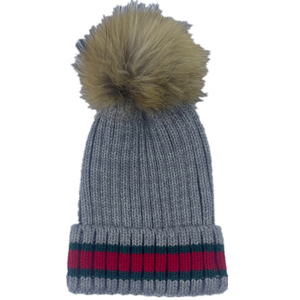 Gorro de Punto Jacquard con Forro Polar, Puño Acanalado Suave, Etiqueta Tejida, Gorro de Invierno Cálido con Forro Polar - Product Image 6