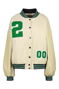 High Quality Hot Sale Cheap Price Varsity Women Jacket Custom logo Chenille Printing Letterwomen <b>Coats</b> Leather Sleeve Baseball - Product Image 4