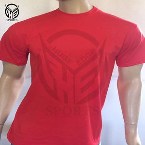 T-shirt léger en coton pour hommes Couleur unie à manches courtes Design personnalisé pour hommes - Product Image 1