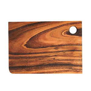 Tabla de cortar de madera rectangular con mango de diseñador elegante Suministros de cocina - Product Image 4