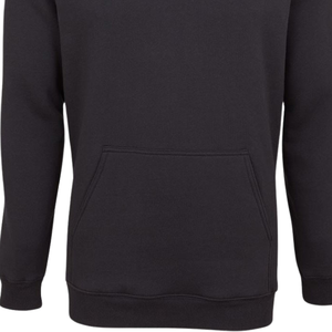 Sweat-shirt à capuche unisexe en molleton de coton noir, sweat-shirt à capuche uni, vêtements de rue décontractés d'hiver, vente en gros régulière, fabricant en gros - Product Image 4