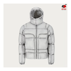 Veste matelassée décontractée pour homme Ryan Pro Gear, fermeture éclair, capuche, unie, imperméable, logo personnalisé, respirante - Product Image 5