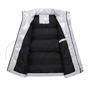 Chaleco Acolchado de Color Sólido de Alta Calidad con Diseño Moderno 2026, Transpirable, Impermeable, con Capucha, Ajustado, Personalizado para Hombre, Invierno - Product Image 6