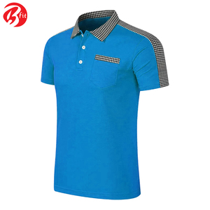 Polos transpirables de manga corta de talla grande Polos de algodón de buena calidad Polo de manga corta para hombre - Product Image 2