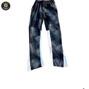 Pantalón Casual de Lona con Pedrería para Hombre, Estilo Vintage Lavado al Ácido, Pantalón Deportivo de Secado Rápido 100% Algodón, Fabricante Personalizado - Product Image 5