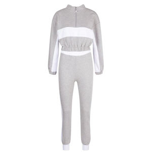 Top corto personalizado de algodón orgánico para mujer, pantalones para correr, Sudadera ligera de maternidad, pista de jogging reversible a prueba de viento de 2 piezas - Product Image 4