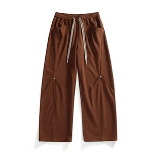 Pantalones Largos para Hombre, Retro, Talla Grande, Ajustados, Casuales, Pantalones Casuales de Talla Grande, Primavera y Otoño, Plisados, de Pierna Recta, Holgados, Deportivos - Product Image 5