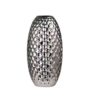 Floreros de aluminio de diseño contemporáneo para decoración de hoteles y bodas Antigüedades modernas con estilo a precios bajos para regalar - Product Image 3