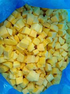 Tranches et morceaux de mangue congelée 10X10mm Cubes mangue en dés IQF dans un emballage en vrac fruits surgelés en gros - Product Image 4