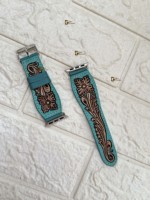 Bracelet de montre en cuir véritable multicolore usiné à la main 2025 fermeture ouverte personnalisée usage quotidien sangles de remplacement souples légères