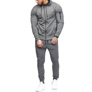 Chándal de entrenamiento de lana Tech para gimnasio de hombre, conjunto de dos piezas de ropa deportiva para otoño, Jogging, diseño transpirable - Product Image 4