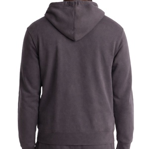 <b>Men</b>’s Zip Up Tracksuit 350 GSM Cotton Fleece Oversized Fit <b>Long</b> Sleeve Rib Cuff Streetwear with Custom Logo Private Label OEM - Product Image 3