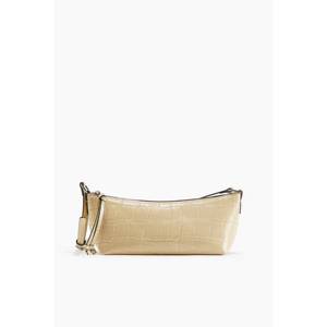 Sac à bandoulière vintage pour femme, motif rayé alligator, chaîne, en PU et polyester, fermeture éclair, portable - Product Image 1