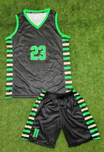 Uniforme de basket-ball unisexe personnalisable de haute qualité, ensemble grande taille et respirant, maillot de basket-ball imprimé d'été - Product Image 4