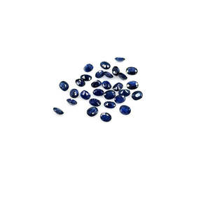 Zafiro Azul Natural Sin Tratar, Ovalado Calibrado de 3x4mm 4x5mm, Piedra Preciosa Suelta de 8mm de Altura, Variedad que Incluye Ópalo, Aguamarina, Ónix - Product Image 4